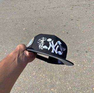 Gorra New Era Yankees Bordada Negra