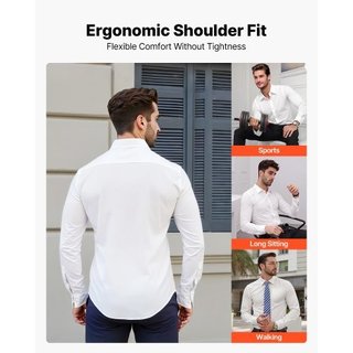 Camicia da uomo con bottoni, camicia da uomo a man