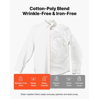 Camicia da uomo con bottoni, camicia da uomo a man