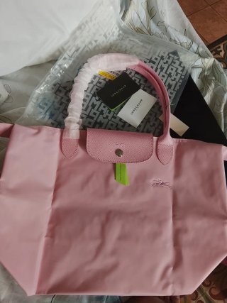 Le Pliage toteLongchamp rosa bebé