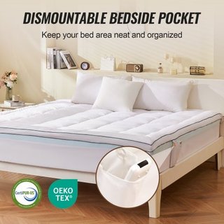 Topper per Materasso Premium in Memory Foam con Im