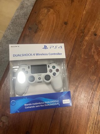 Mando PS4 Dualshock 4 Glacier White con drift