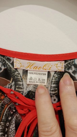 Kaftán Multicolor Talla Única