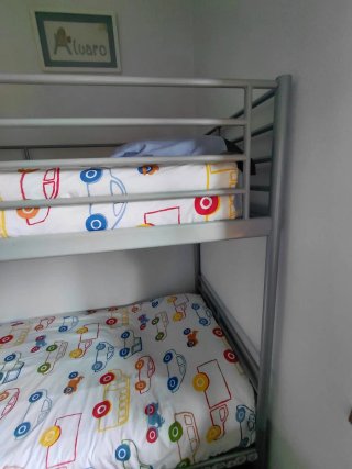 Letto a castello in metallo