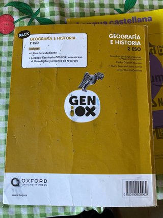 Geografía e historia, 2 ESO, Geniox