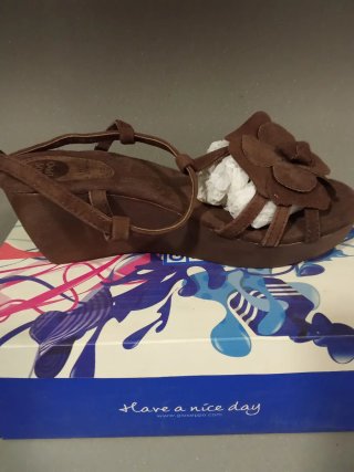 Sandalias Gioseppo ante marrón T.38