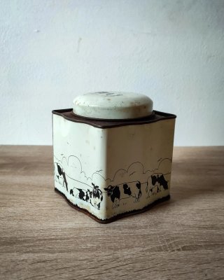 Set Scatole di Latta Vintage Litografate  Mucche
