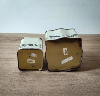 Set Scatole di Latta Vintage Litografate  Mucche