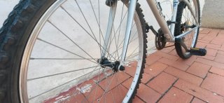 Bicicleta Rockrider Plata
