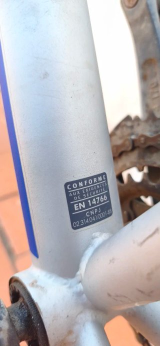 Bicicleta Rockrider Plata