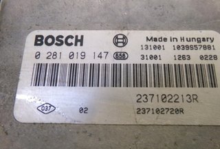 67911 centralita motor ecu 0281019147 renault clio
