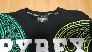 Felpa nera PYREX Kids con Paisley