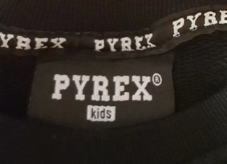 Felpa nera PYREX Kids con Paisley