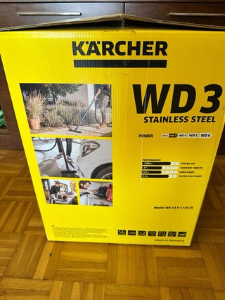 Aspiradora Karcher WD 3 S Industrial