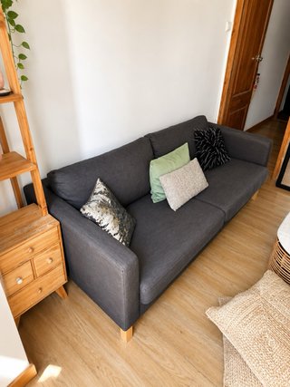 Divano a 3 posti IKEA grigio