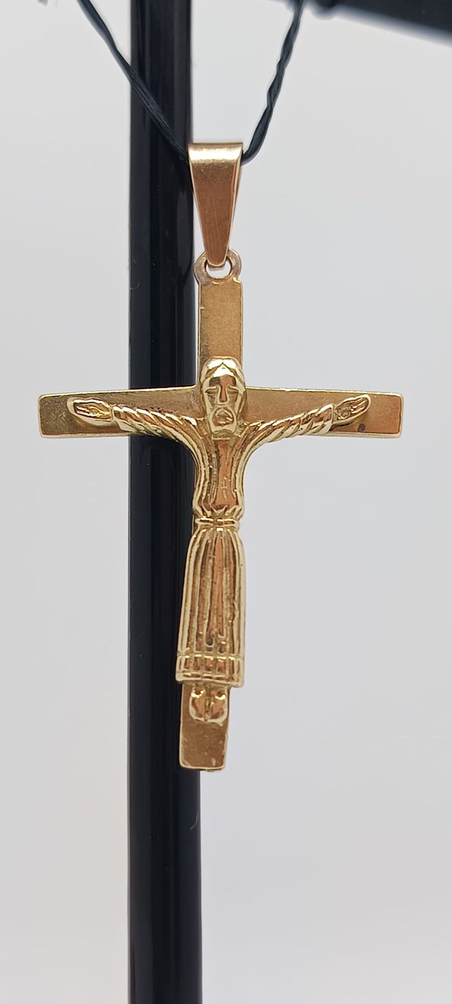 J-0880 Colgante Cruz Oro 18K