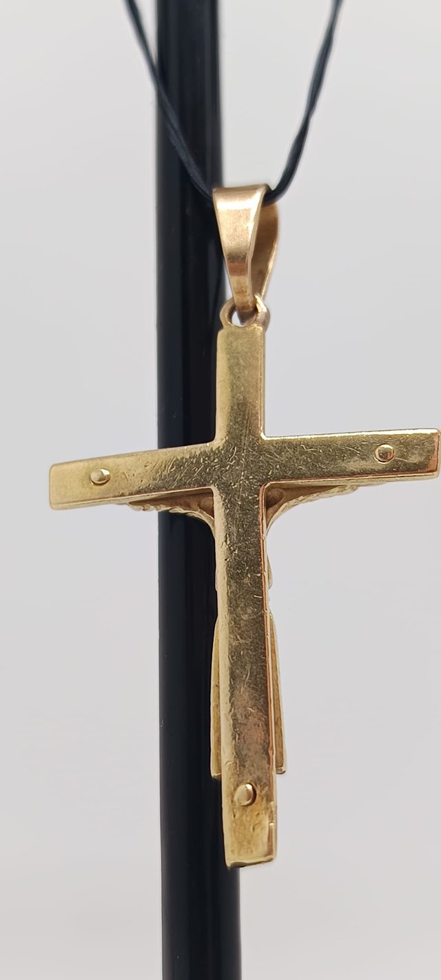 J-0880 Colgante Cruz Oro 18K