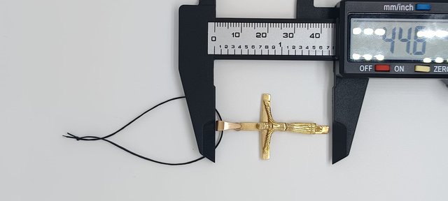 J-0880 Colgante Cruz Oro 18K