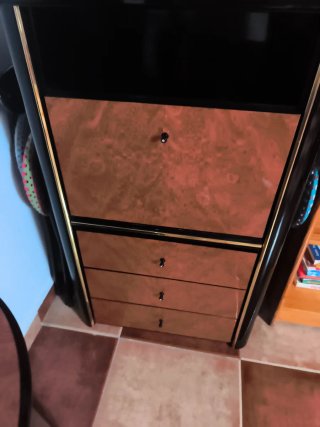 Mueble tocador vintage con cajones
