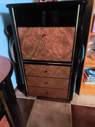 Mueble tocador vintage con cajones