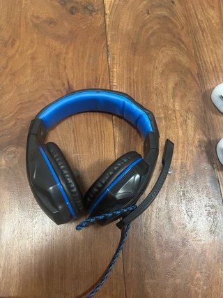 Auriculares Gaming PS4/PC Azul y Negro