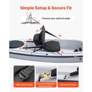 Sedile per kayak, 1 pezzo, spessore 31 mm, sedile