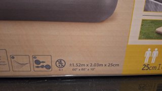 Colchon hinchable INTEX 1,52cm x 2,03 cm x 25cm