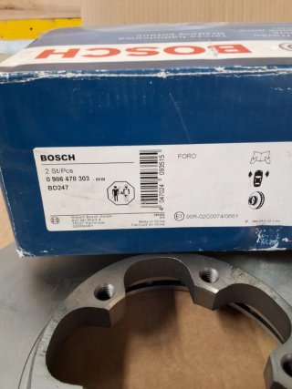 Discos de freno Bosch Ford Transit