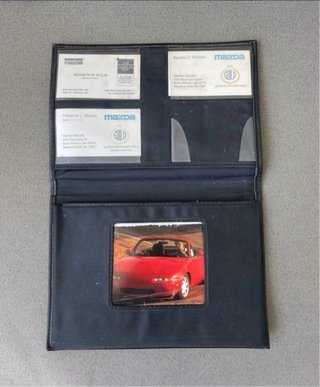 Carpeta Manuales Original Mazda Mx5 Miata 1991