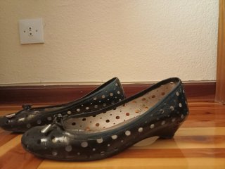 Zapatos charol negros