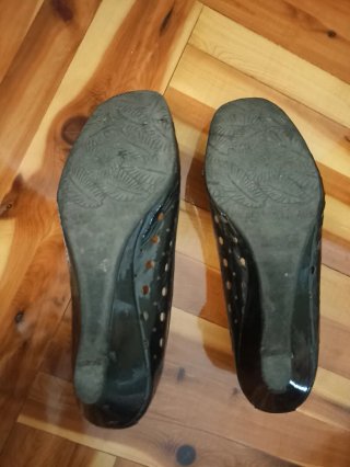 Zapatos charol negros