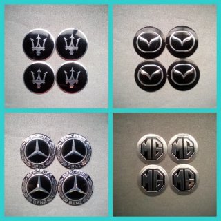 Pegatinas 56mm tapabuje Mercedes MG Mazda Maserati