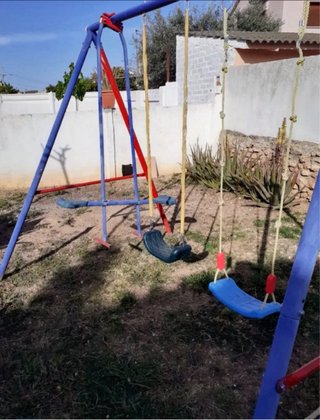 Parque Infantil de Jardín,Columpios y  GranTobogán