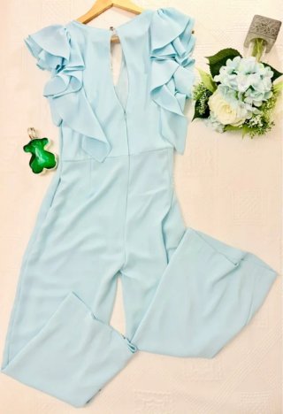 Mono Azul con Volantes