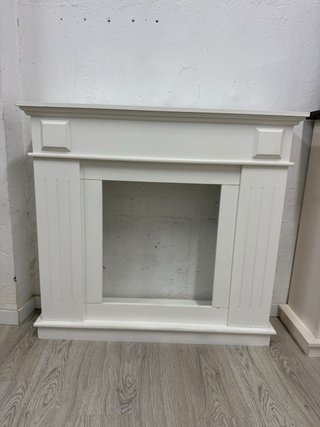 Marco Chimenea Blanco Decorativo