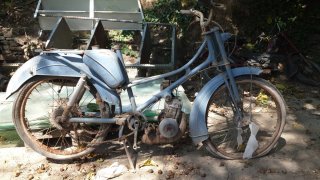 Motobécane AV 49 Moped Azul mobylette mobilette