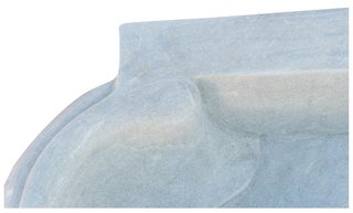 Vasca in marmo bianco L80xP57xH16 cm · per il bagn
