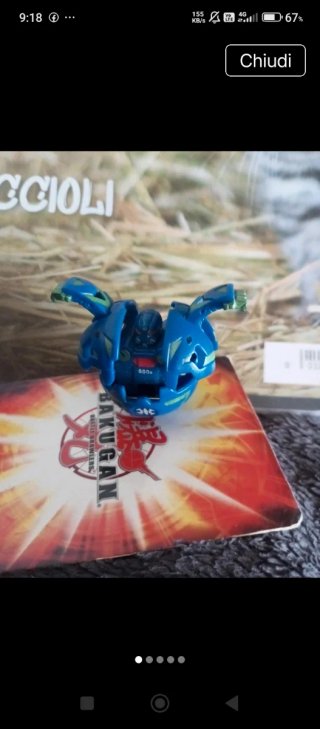 Bakugan Robottolion Aquos 600G