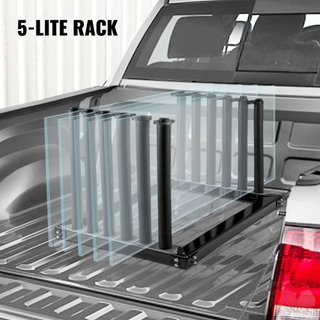 Soporte para Parabrisas 5-Lite, Soporte para Camión de Parabrisas de Acero, Soporte para Vidrio de Parabrisas de 24 Pulgadas de Altura, Soporte para Camión con Almohadilla de PVC y Acolchado de Es...
