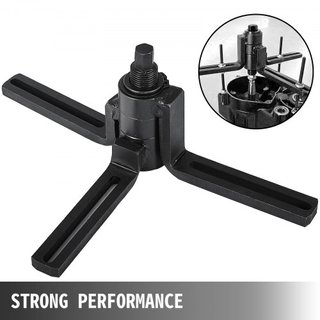 Separador de Carcasa de Cigüeñal Extractor Instalador con Brazos Ajustables Tornillo de Montaje ATV Crank