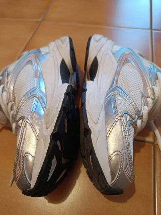 Scarpe Fila Argento e Bianche Donna