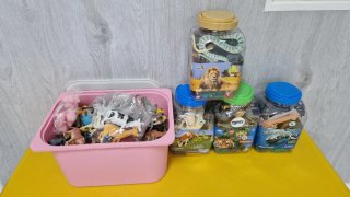 Lote de animales de juguete
