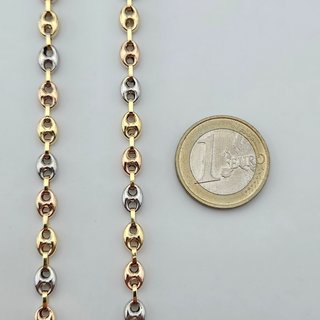 Cadena Oro 18K, 3 oros, Gucci Calabrote, 11,86g