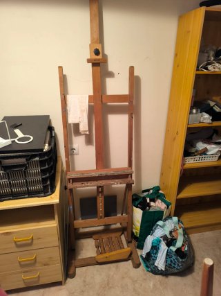 Caballete de Pintura de Madera