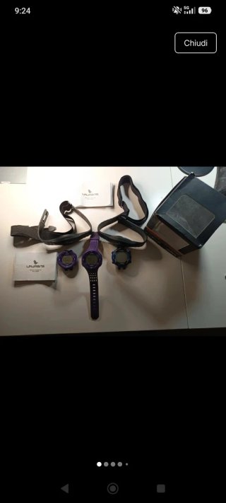 Lotto 3 Orologi Sportivi Laurens e Calypso + Fasce