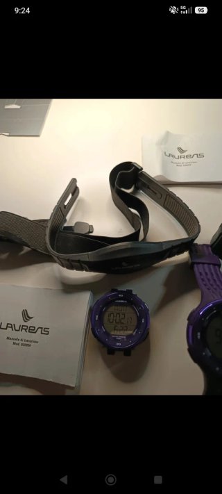 Lotto 3 Orologi Sportivi Laurens e Calypso + Fasce