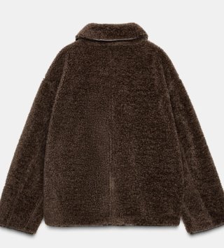 Chaqueta doble  faz marron