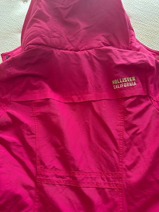 Chaqueta de nieve Hollister rosa fucsia
