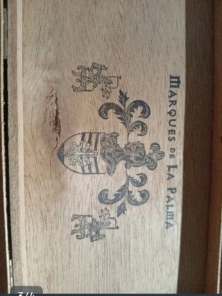 Caja antigua tabaco cubano Marques de la Palma
