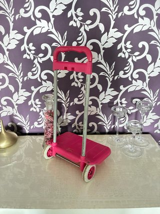 Carrito mochila rosa